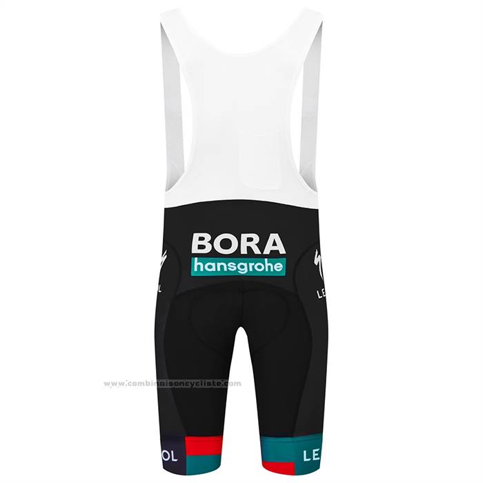 2023 Maillot Cyclisme Bora-hansgrone Noir Rouge Jaune Manches Courtes Et Cuissard